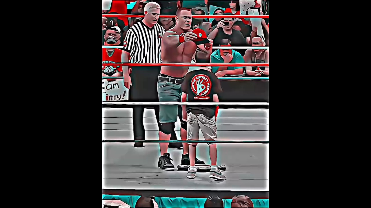 Everyone Together Be Proud of John Cena 🥹 #wwe #johncena #rtruth #wweshorts #shorts