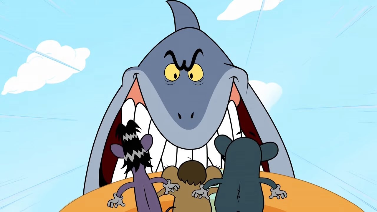Rat A Tat - Beach Shark Comedy Attack - Funny Animated Cartoon Shows For Kids Chotoonz TV