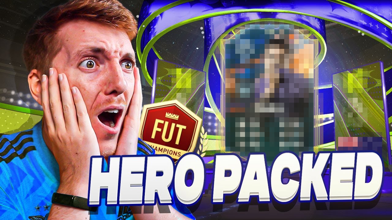 FUTCHAMPS REWARDS! HUGE RED PICK AND HERO CARD PACKED!!