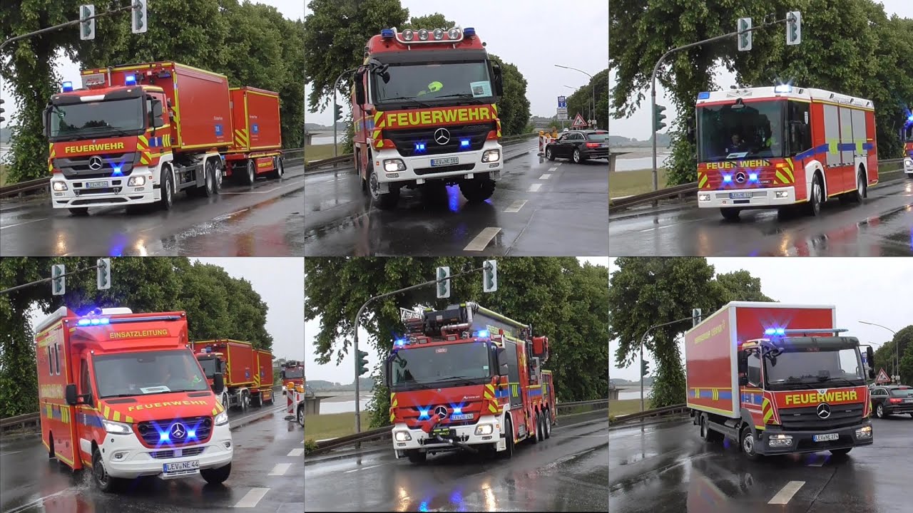 [23 Fahrzeuge auf einmal!] Chempark Dormagen auf Einsatz/Showfahrt