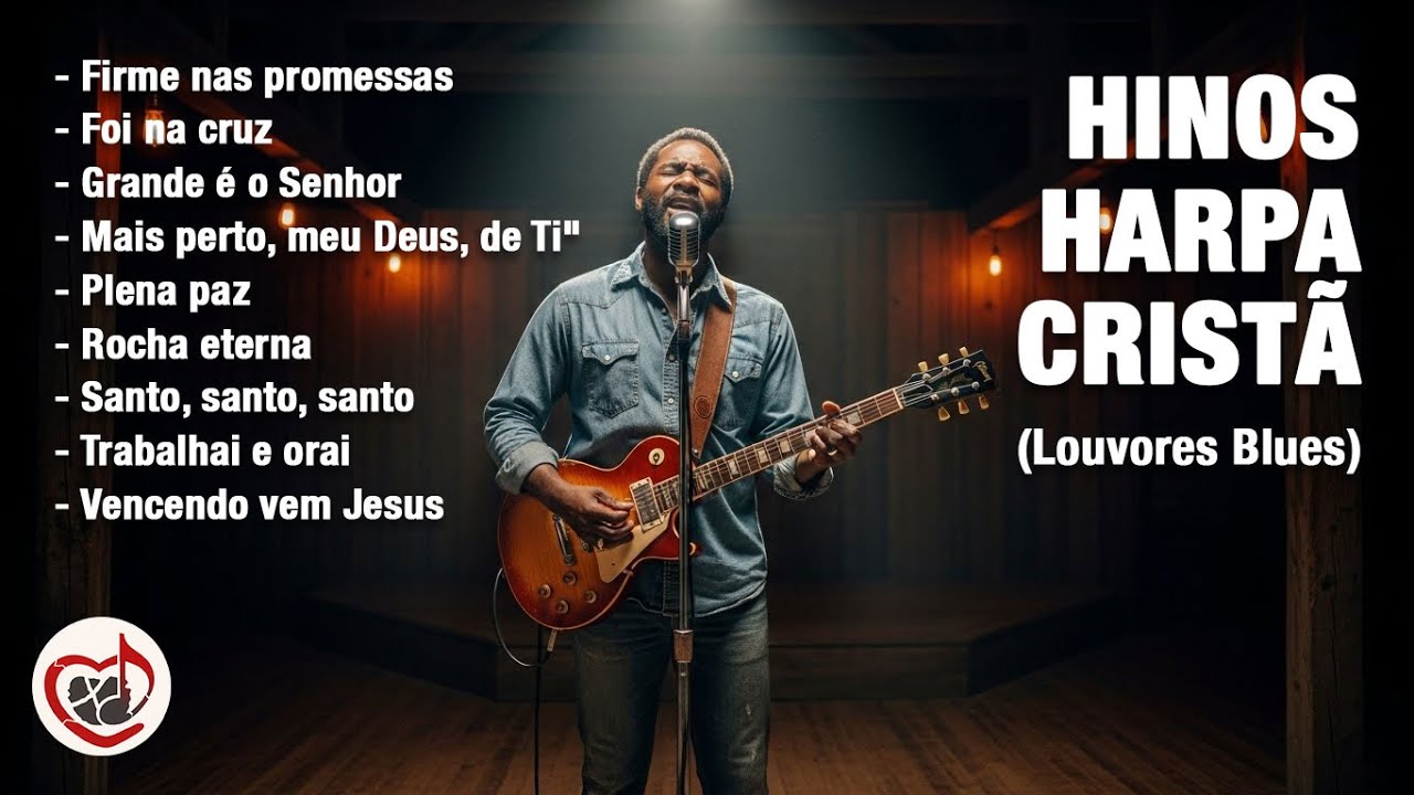 Esses Hinos da Harpa Cristão Estão Curando Almas - Os melhores louvores ao som de Blues