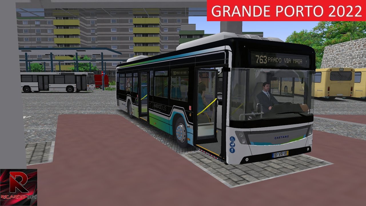 OMSI 2 - Mapa Grande Porto 2022 - Linha Transdev 763 - Caetano eCityGold da Transdev (AveiroBus)