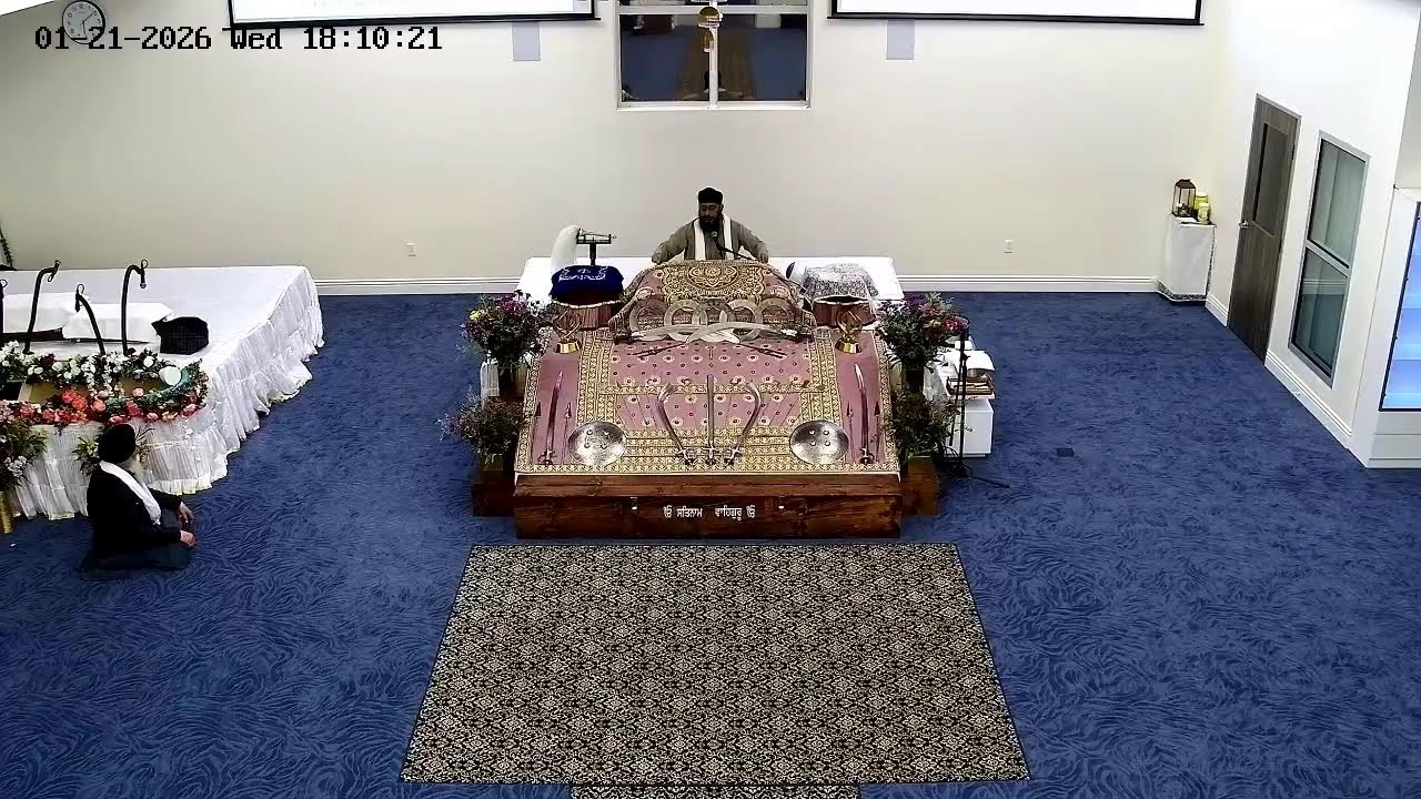 Guru Nanak Darbar Gurdwara Sahib Santa Rosa Live Telecast Evening Diwan Jan 21,2026