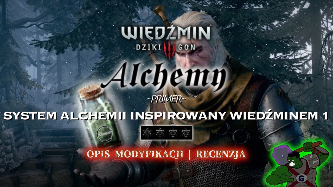 Wiedźmin 3 Alchemy Primer - lekki overhaul systemu alchemii inspirowany Wiedźminem 1 | Recenzja