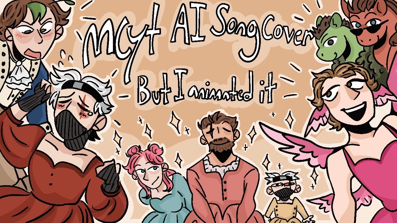 Cursed MCYT ai voice song covers, but I animated it (hermitcraft/life series/empires smp animatic)