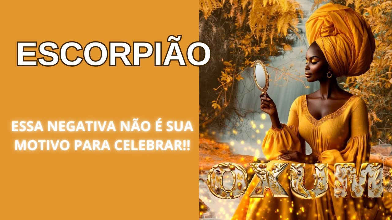 ESCORPIÃO 💥 ESSA NEGATIVA NÃO É SUA MOTIVO PARA CELEBRAR!! SEUS GUARDIÕES TRABALHANDO POR VOCÊ 🗡️