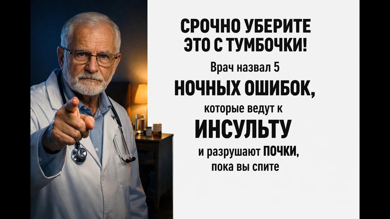 Врач с 45-летним стажем раскрыл 5 ночных привычек которые тихо разрушают ваше тело и сокращают жизнь