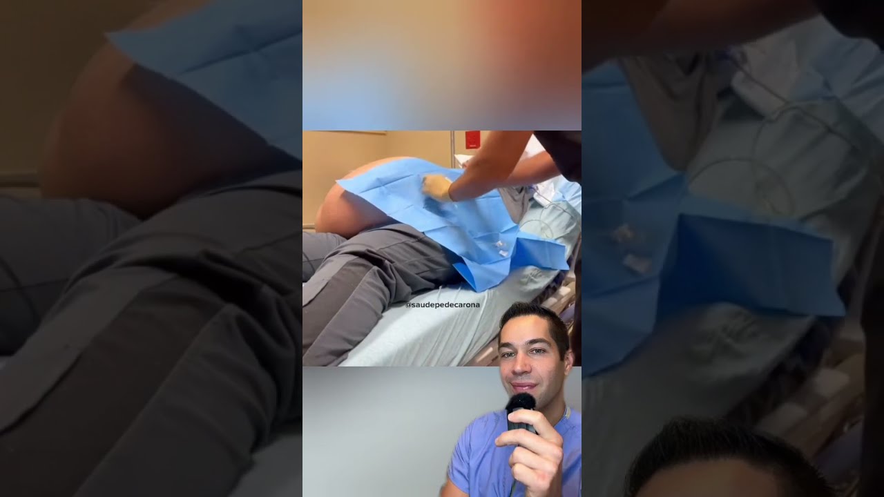 Watch his Abdomen nearly disappear - Incredible relief for the patient