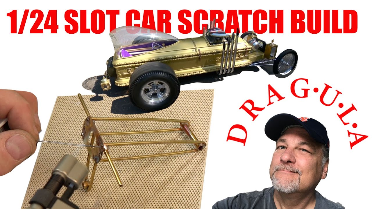 Part 5 / Brass Bendin’ / Munsters & George Barris DRAGULA! / A 1/24 Vintage Slot Car Scratch Build!