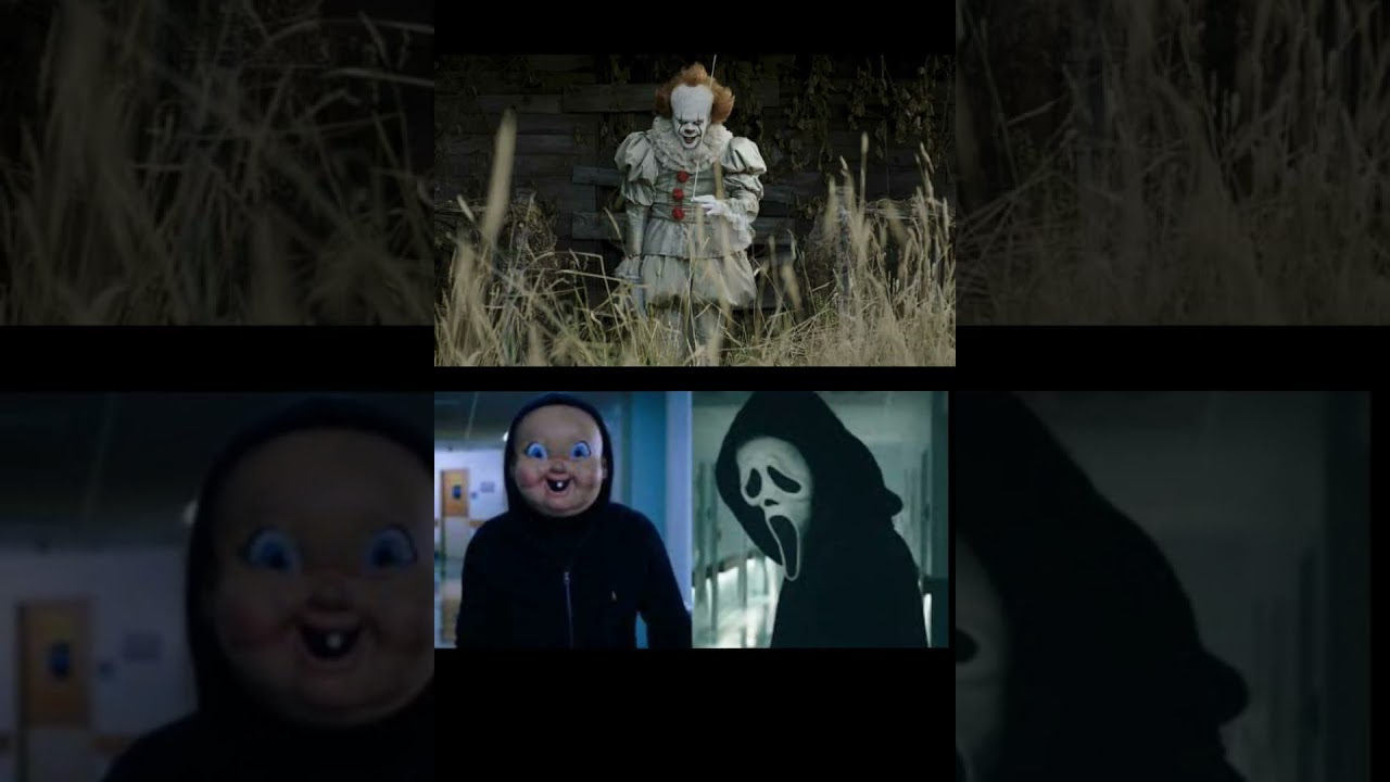 pennywise vs all horror characters from each movie#edit#battle#it#subscribe