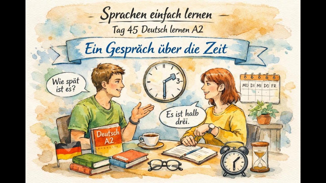 Tag 45 Deutsch lernen A2 