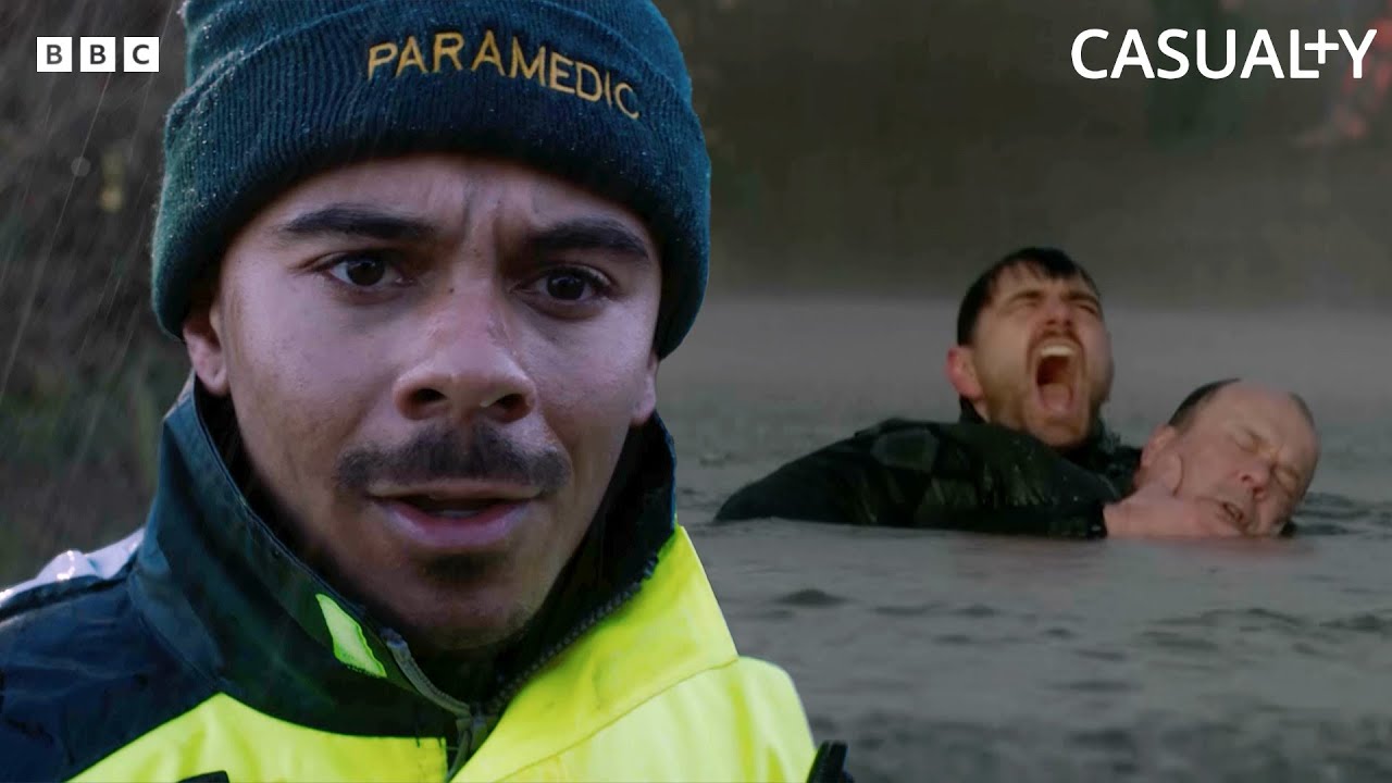 Paramedic Risks His Life ⚠️ | Storm Damage | Casualty