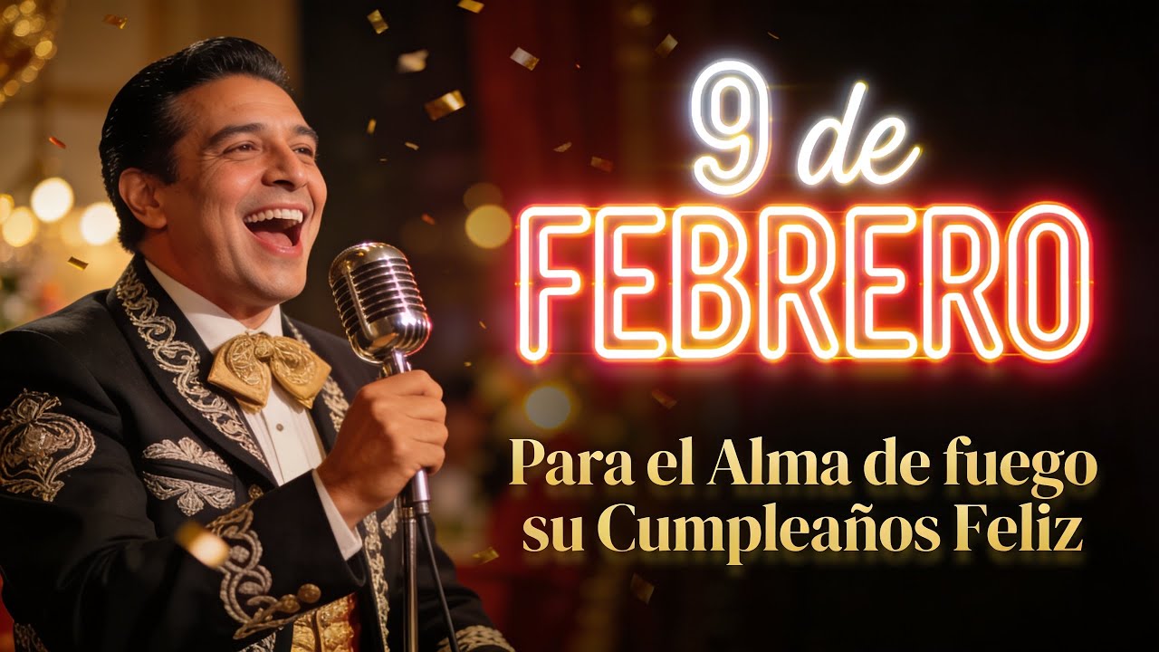 Para el Alma de fuego, este 9 de febrero: ¡Un Cumpleaños Feliz con mariachi! 🔥
