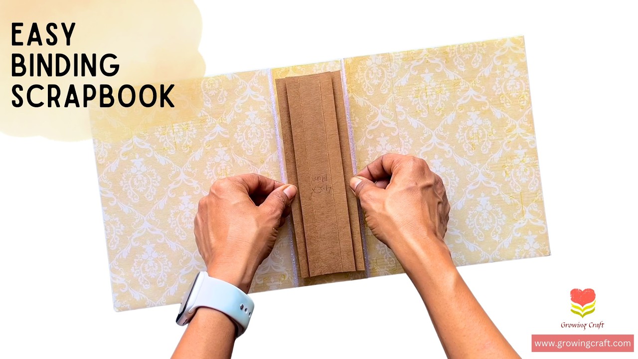 Shabby Chic Scrapbook Base making tutorial for beginners #scrapbookingprocess #diyart #handmadegifts