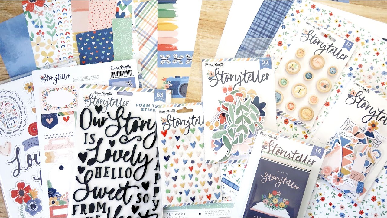 Unboxing | NEW Storyteller Collection | Cocoa Vanilla Studio