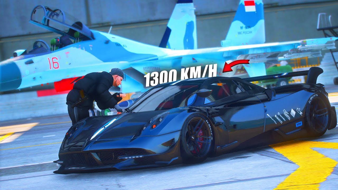 AKU MENCIPTAKAN MOBIL MONSTER 1300KMH PAGANI HUAYRA DI GTA 5 ROLEPLAY