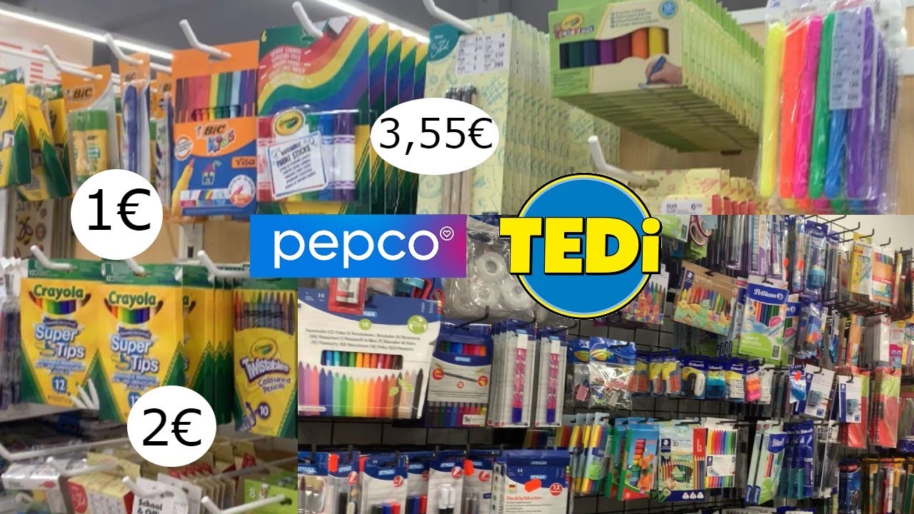 TOURS TIENDAS TEDI Y PEPCO | Papelería bonita para utilizar cualquier mes del año o curso 2023-2024