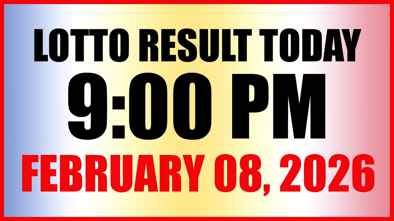 Lotto Result Today 9pm Draw February 8, 2026 Swertres Ez2 PCSO