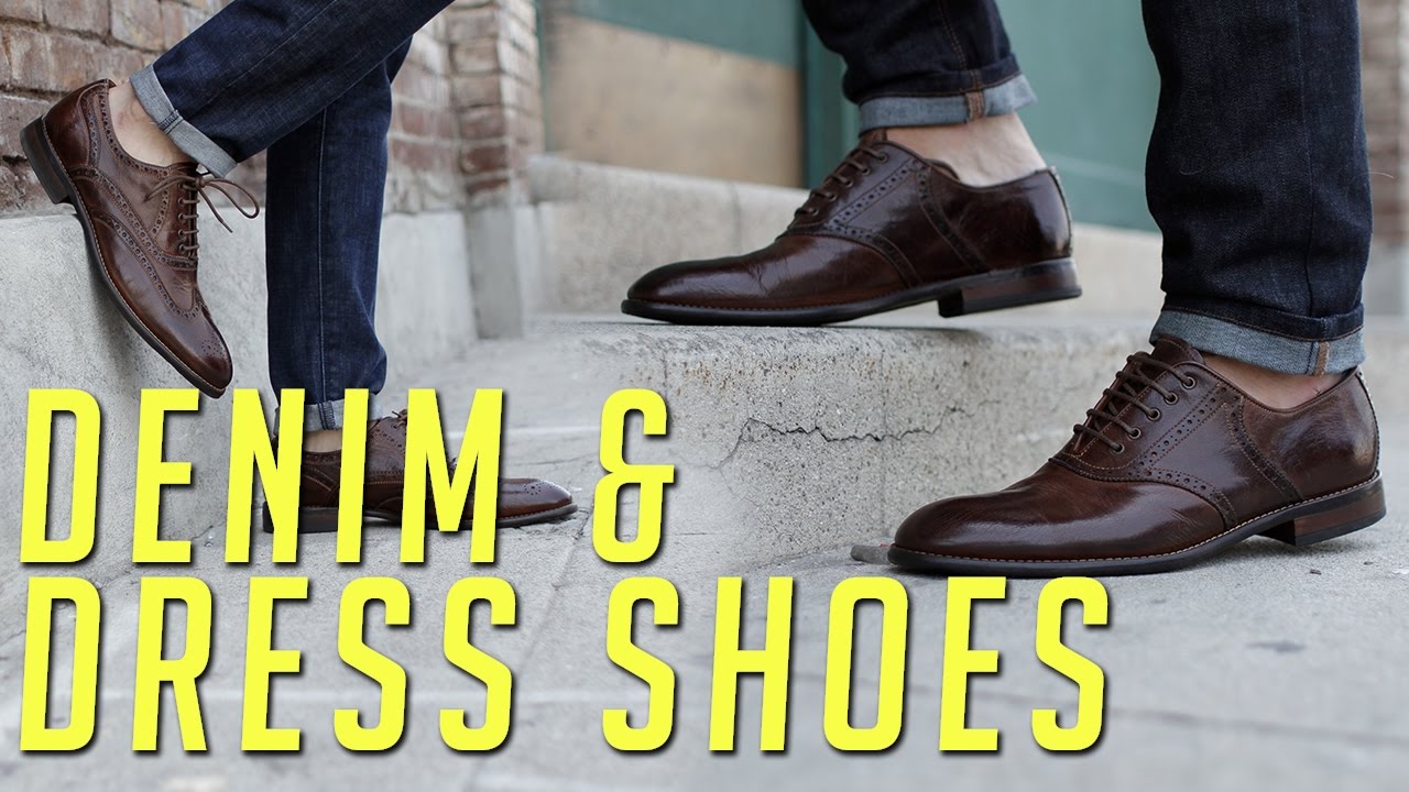 How to Wear Dress Shoes and Denim || Men's Fashion Lookbook || Gent's Lounge