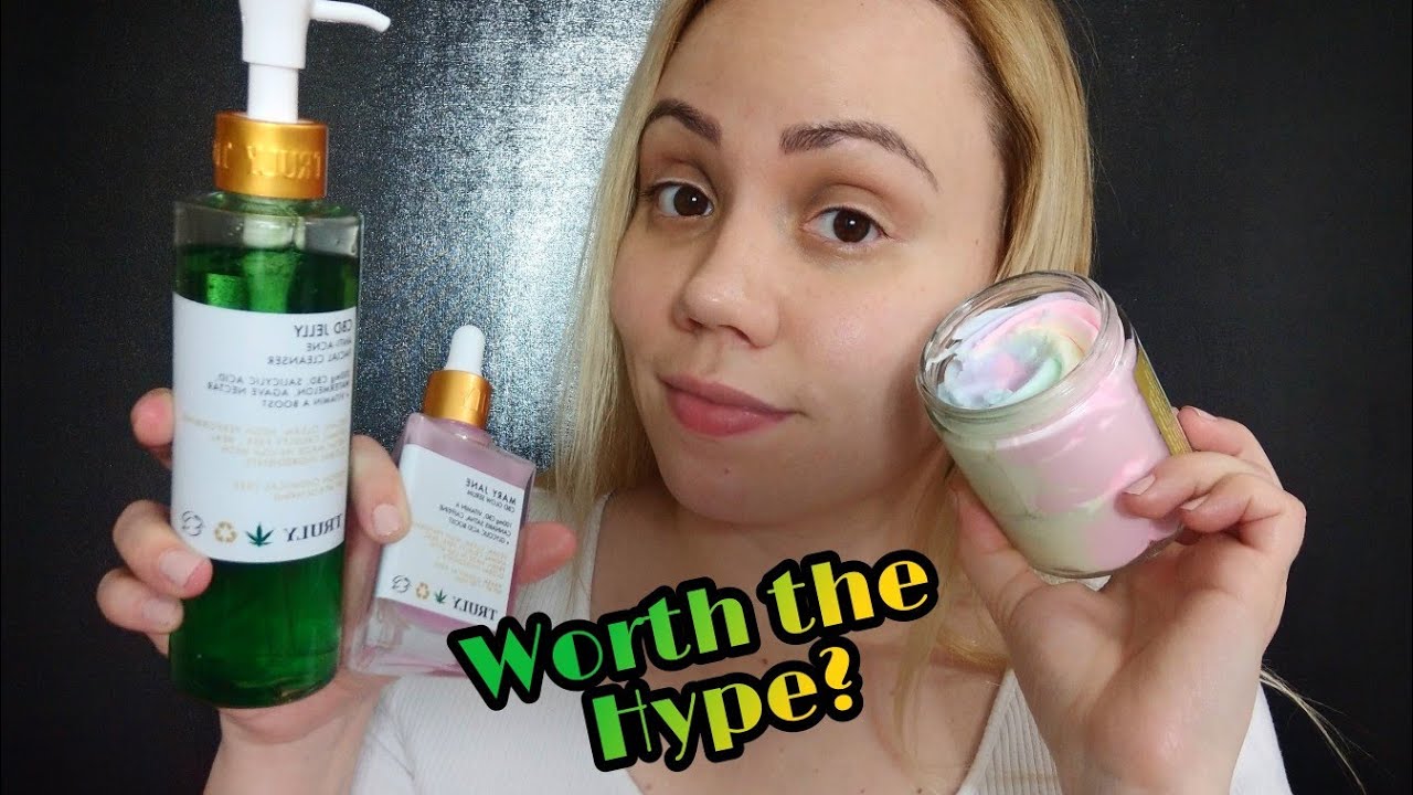 *New* Truly Beauty Skincare Review! 2020 (CBD Skincare Line)