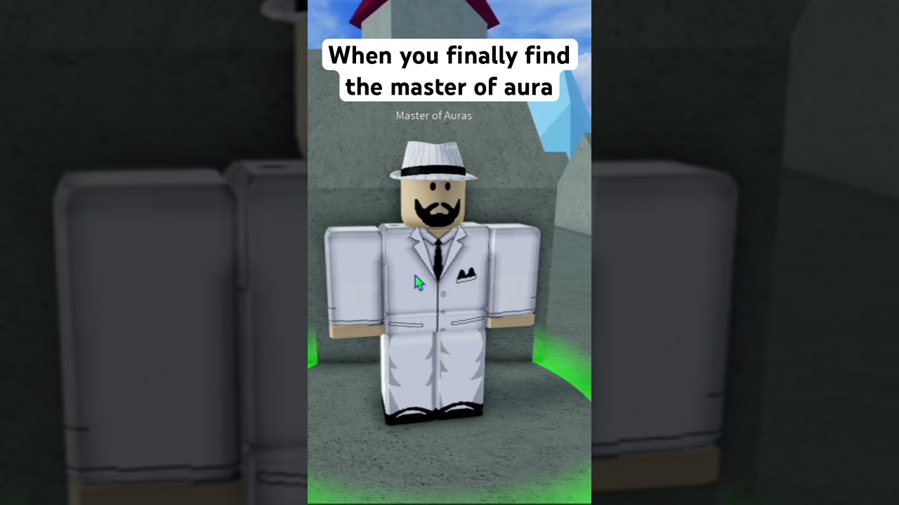 When you finally find the master of aura 