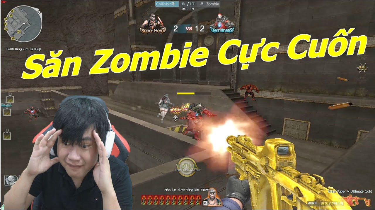TOP 4 Khẩu SMG Gold Săn Zombie Cực Đã - Tiền Zombie v4