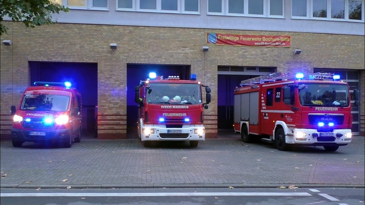 2x LF 10 + MTF Freiwillige Feuerwehr Bochum-Mitte LE22