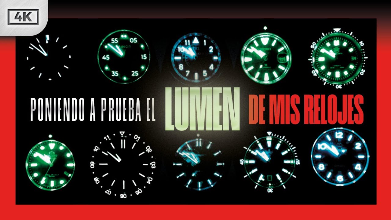 #40 Pasta Luminosa: LumiNova, LumiBrite, Super LumiNova. ¿Qué es mejor? El lumen de los relojes.