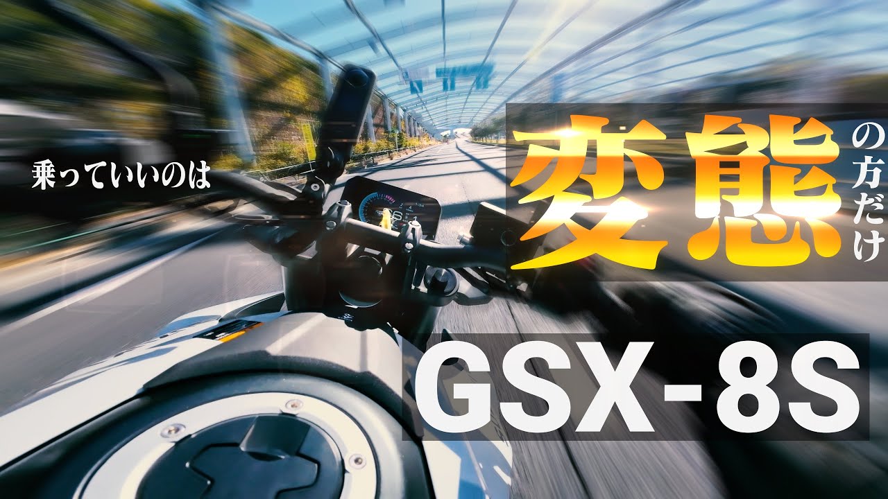 試乗GSX-8S 真の変態向け！ この時代になぜ作ったんだ手に負えない加速力のバイク！！【SUZUKI GSX-8S】突然逃太郎のモトブログ