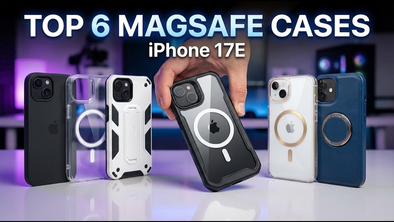 Топ-6 лучших чехлов MagSafe для iPhone 17E!
