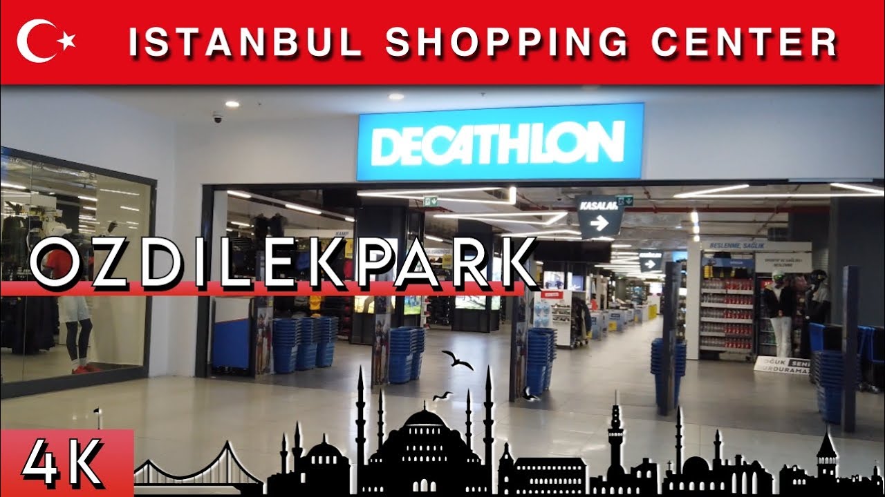 🇹🇷Istanbul | Walking in OZDILEKPARK and discover the new DECATHLON | November 2022 | 4K HD•60 fps