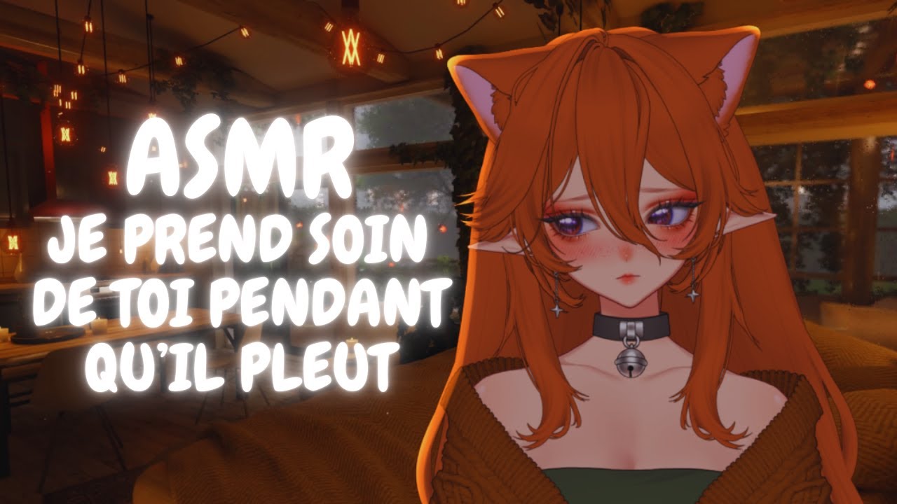 ASMR Ton amie prend soin de toi pendant qu'il pleut