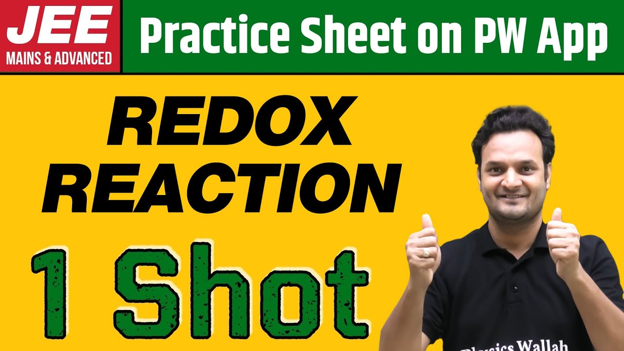 REDOX REACTION in 1 Shot | From Zero to Hero | JEE Main & Advanced