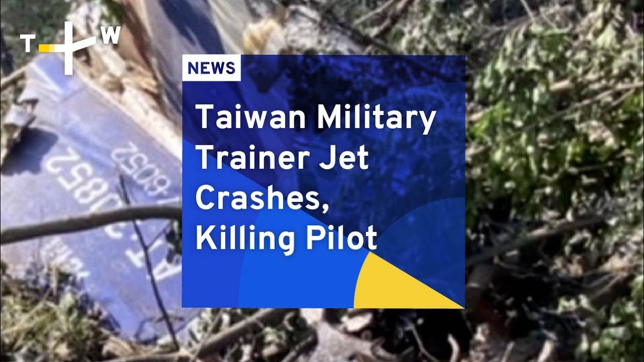 Taiwan Military Trainer Jet Crashes, Killing Pilot | TaiwanPlus News