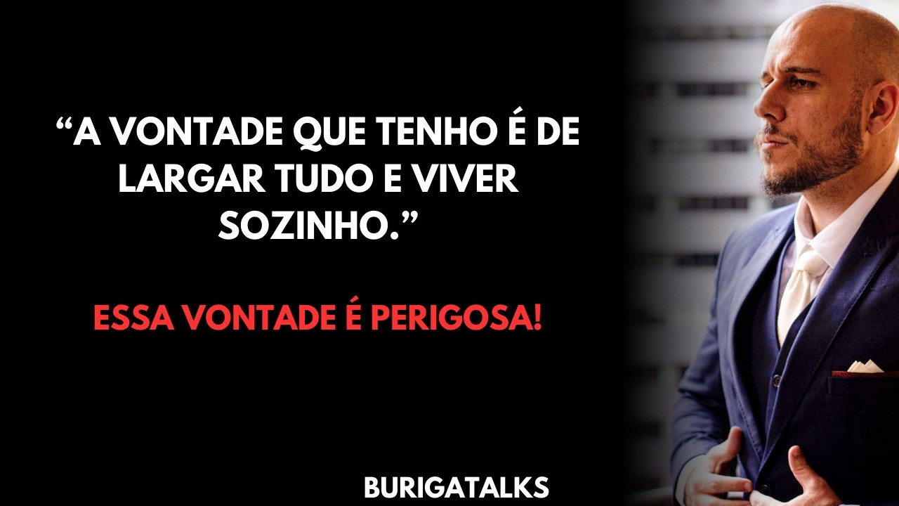 CRISE DE SOLIDÃO: A Solução é OUTRA | Burigatalks 2