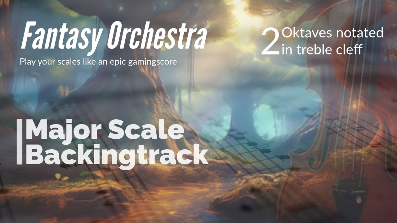 F Major Scale - Orchestral Backing Track