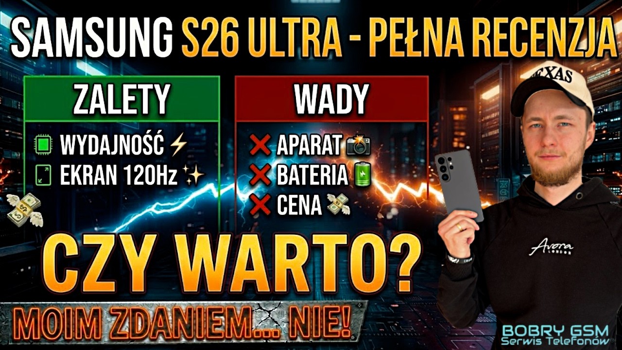 Samsung S26 Ultra &ndash; warto kupić? Test aparatu, plusy i wady!