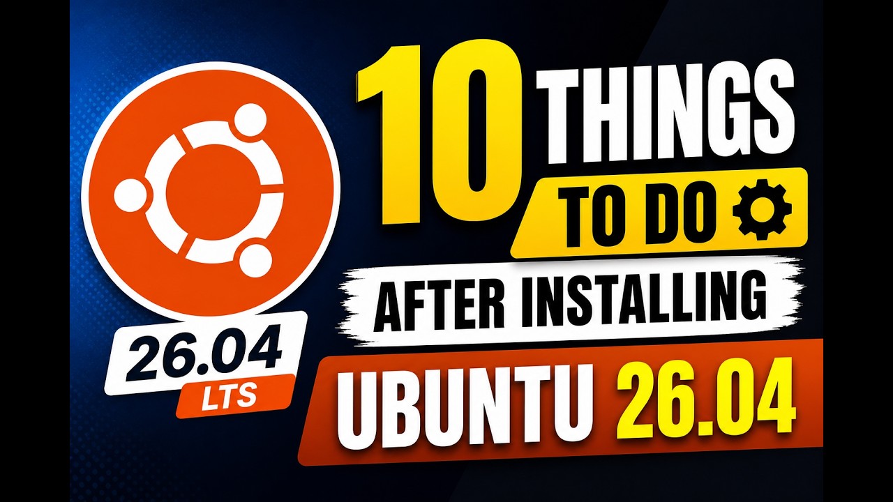 10 Things To Do After Installing Ubuntu 26.04 LTS