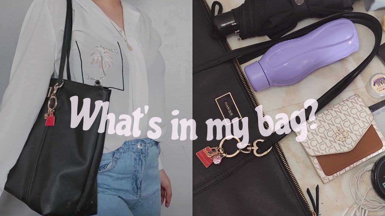 [ What's in my bag 👜 ] what's in the bag of an ordinary office worker in Manila 🇵🇭 ✨
