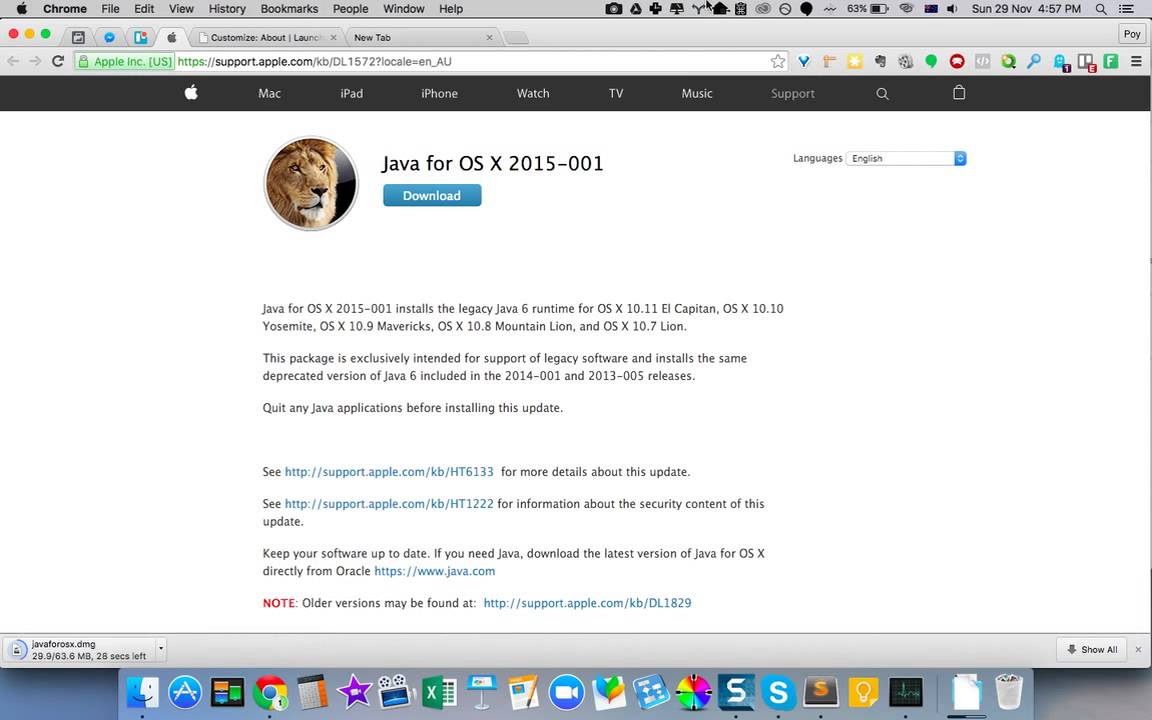 How to Fix Java JDK pop up issue on Mac El Capitan - Dec 2015 method.