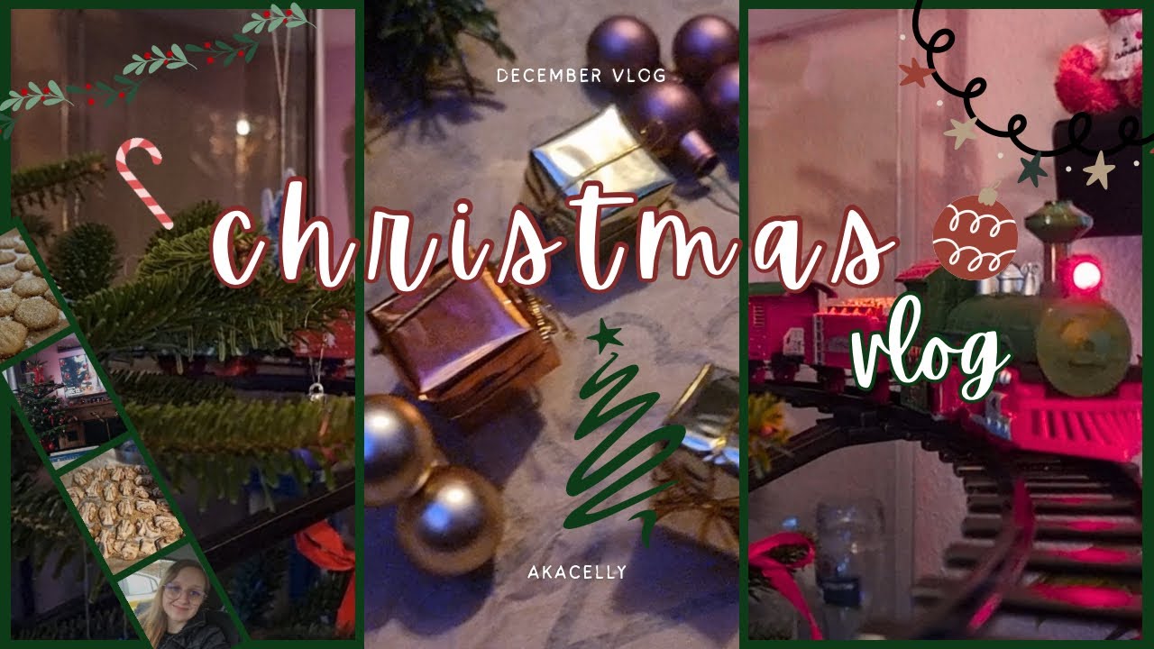 a cozy CHRISTMAS vlog // adventskalender basteln, plätzchen backen & weihnachtsmarkt || akacelly
