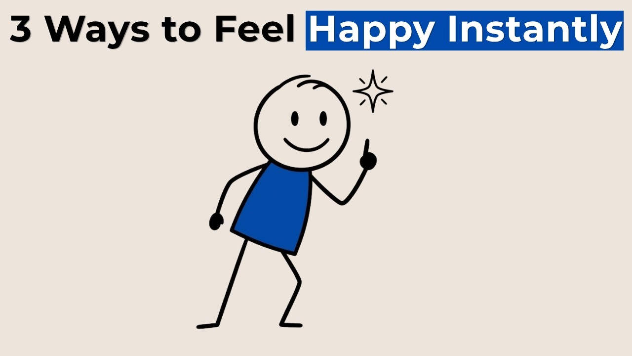 3 Ways to Feel Happy Instantly in 60 Seconds