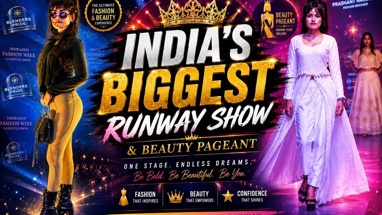 India&rsquo;s Mega Fashion Runway Show 2026 😱 | Model Ramp Walk 💃| Ramp Walk Queen | #runwayshow #fashion 