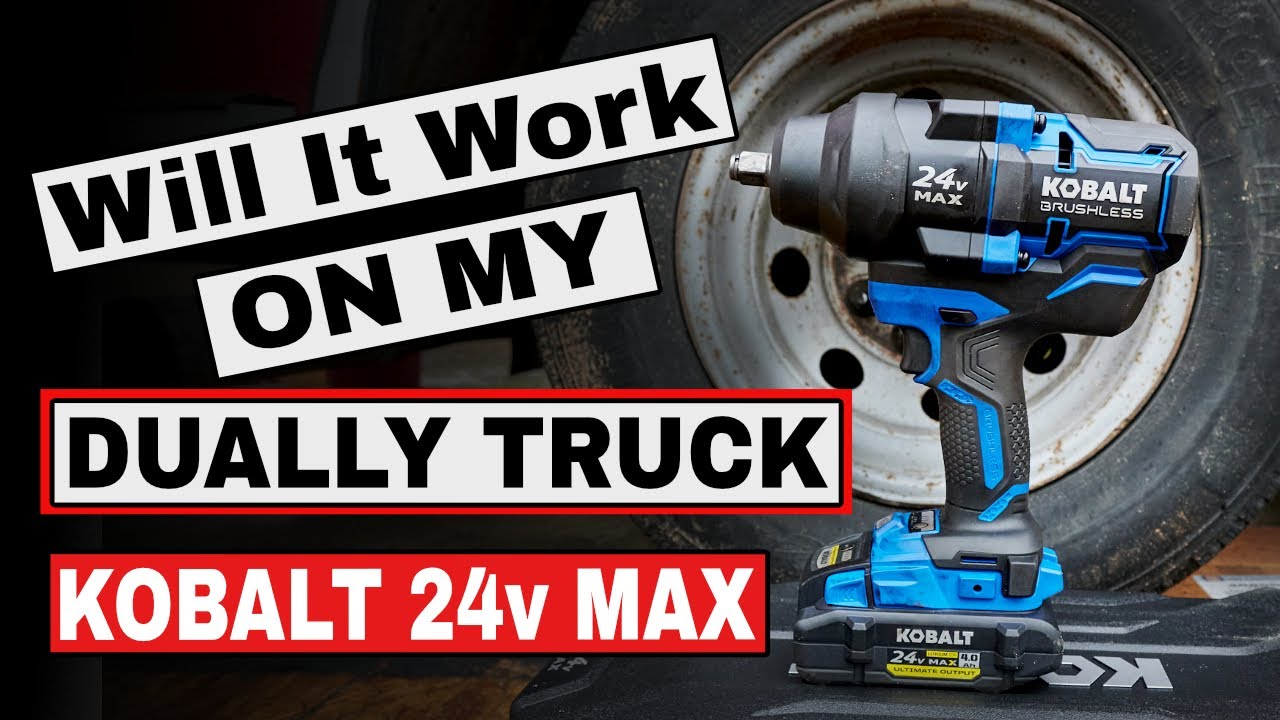 Lowes 24V Max Impact Wrench - Testing it out on my ambulance conversion dually tires & axel bolts.