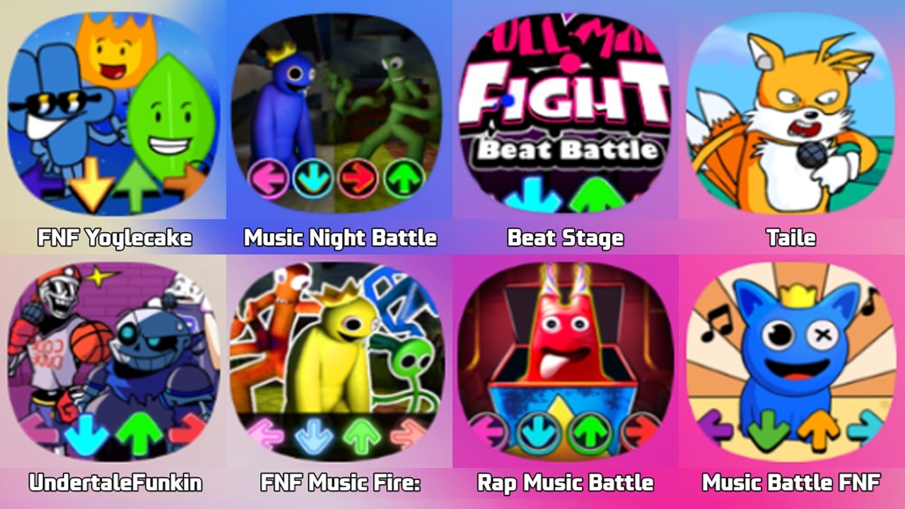 FNF Hazy River, Tone It Down, Annie, 67 Meme, Monika, Doki Doki Takeover, Beat Battle