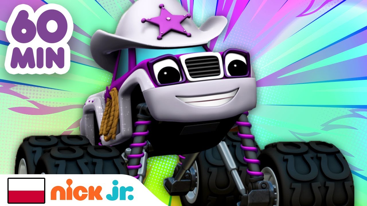 Blaze i megamaszyny | GODZINA epickich akcji ratunkowych i wyścigów kowbojki Starli! | Nick Jr.