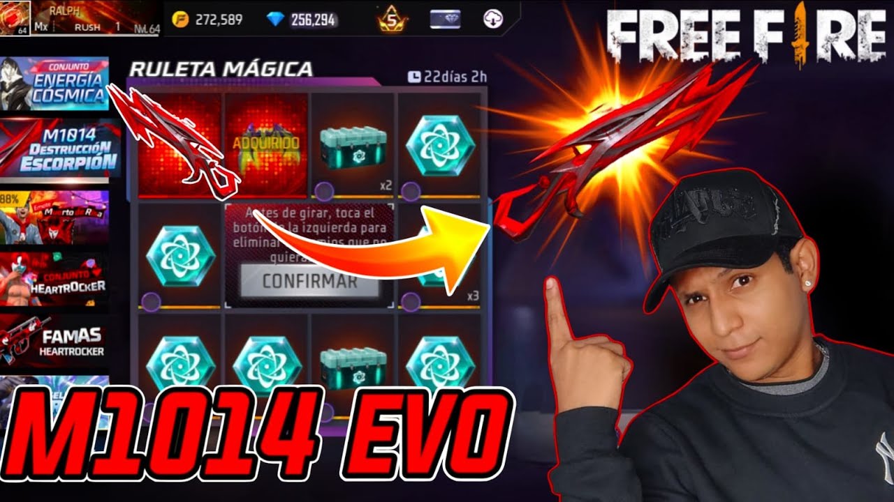 ME SACO LA M1014 EVOLUTIVA ESCORPION 🔥🔥| FREE FIRE