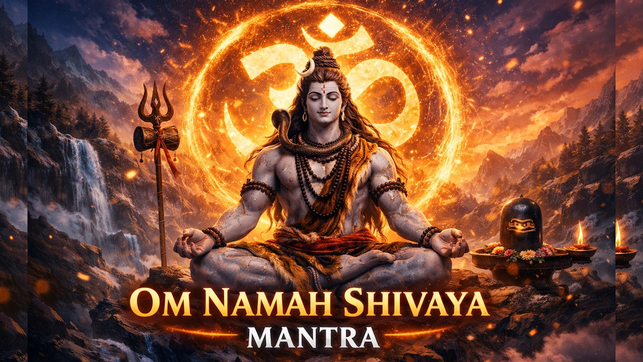 Lord Shiva Meditation | Om Namah Shivaya Mantra | Deep Peace & Positive Energy