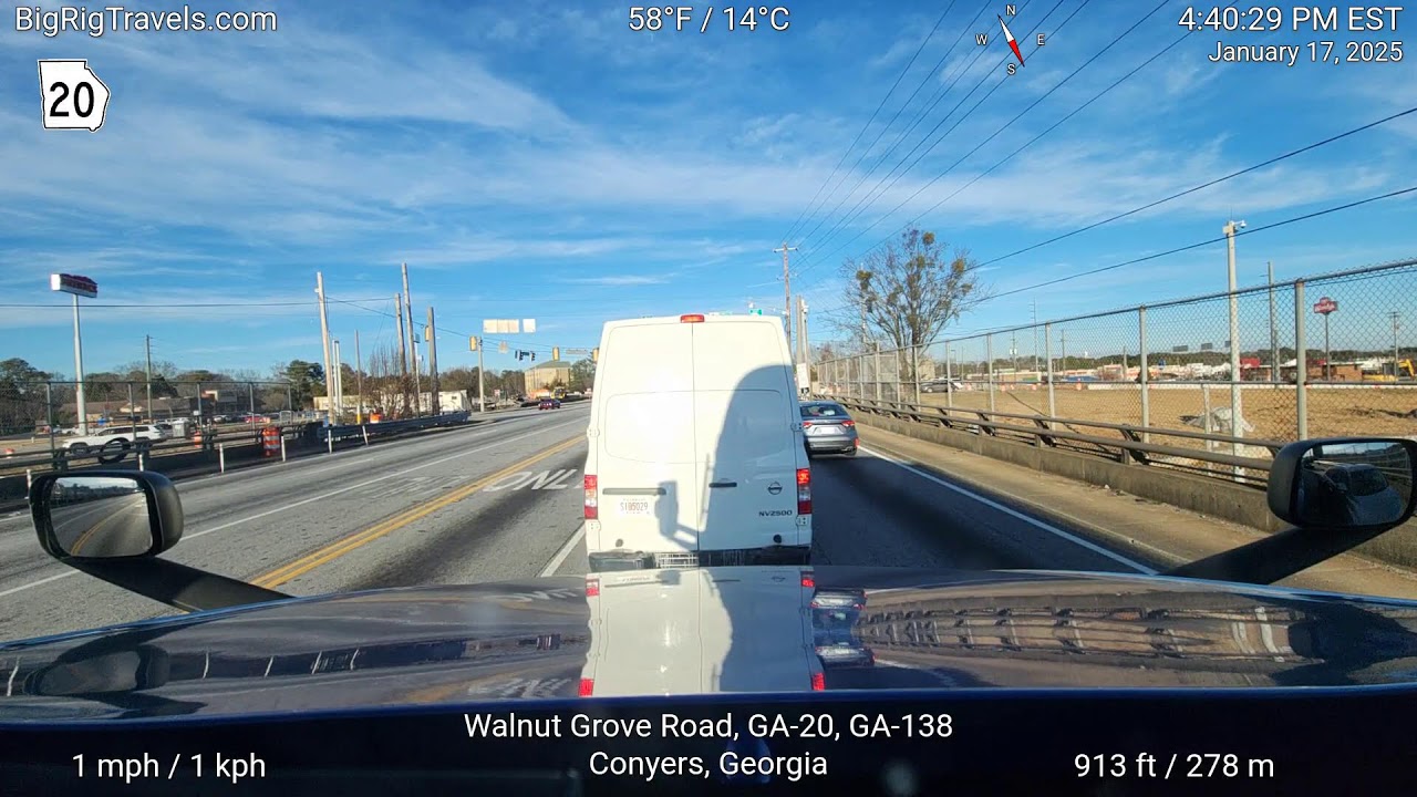 BigRigTravels - Macon Georgia to shipper in Conyers Jan 17, 2025