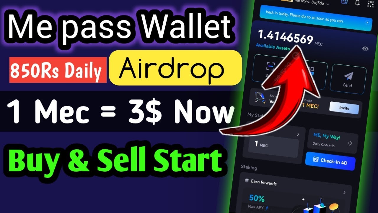 Me Pass Mining App Full Guide || How To Verify And Sell Me Pass